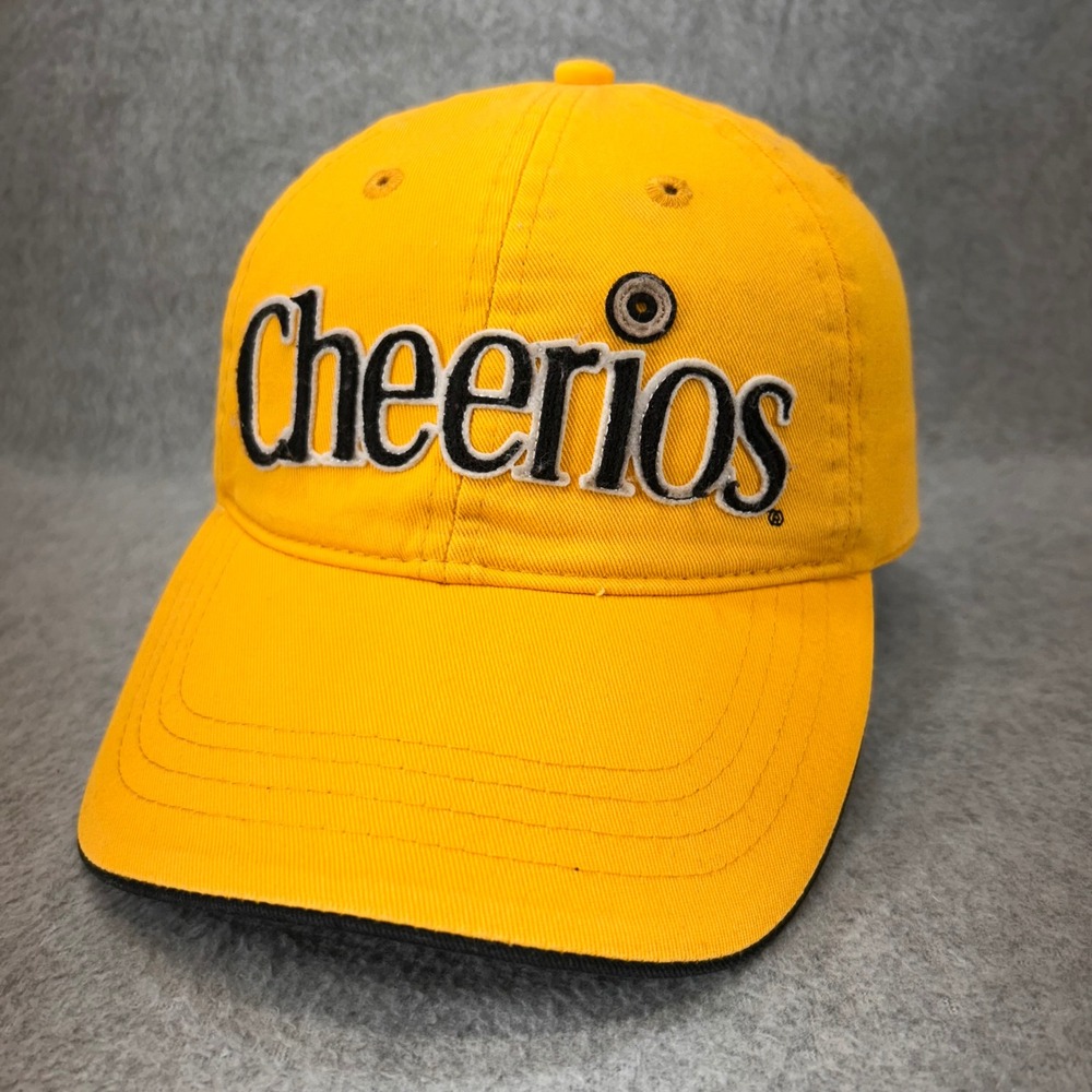 Cheerios Logo‎ General Mills Adult Yellow Signature Concepts Baseball Hat OSFM